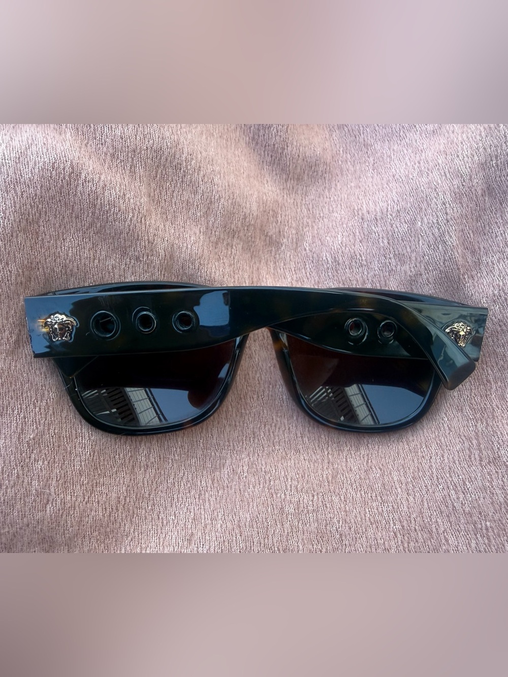 Versace 4319 Sunglasses - Brown Black Medusa With Brand New Lenses - Picture 2 of 9